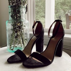 MERONA Velvet Black Heels